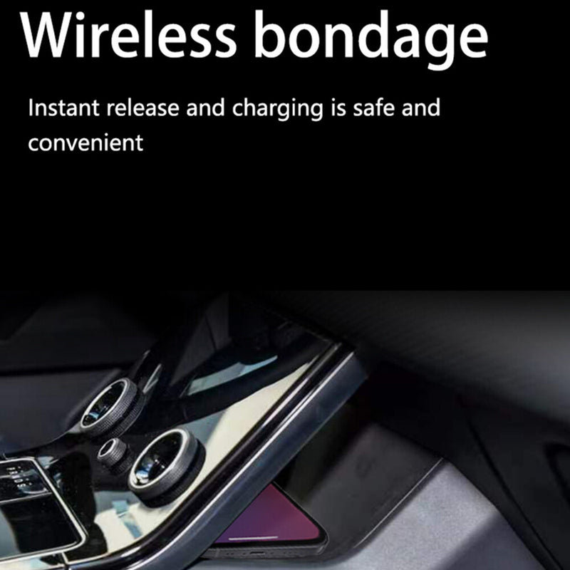 WXZOS Center Console Wireless Fast Charging Pad for Land Rover Velar 2016-2022