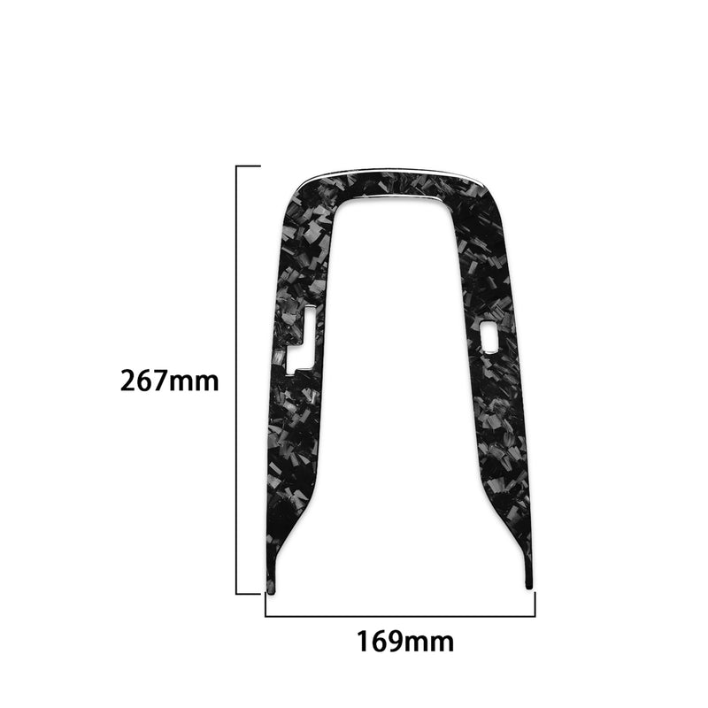 WXZOS Genuine Carbon Fiber Gear Shift Lever Panel Trim for Toyota Corolla 2019-2020