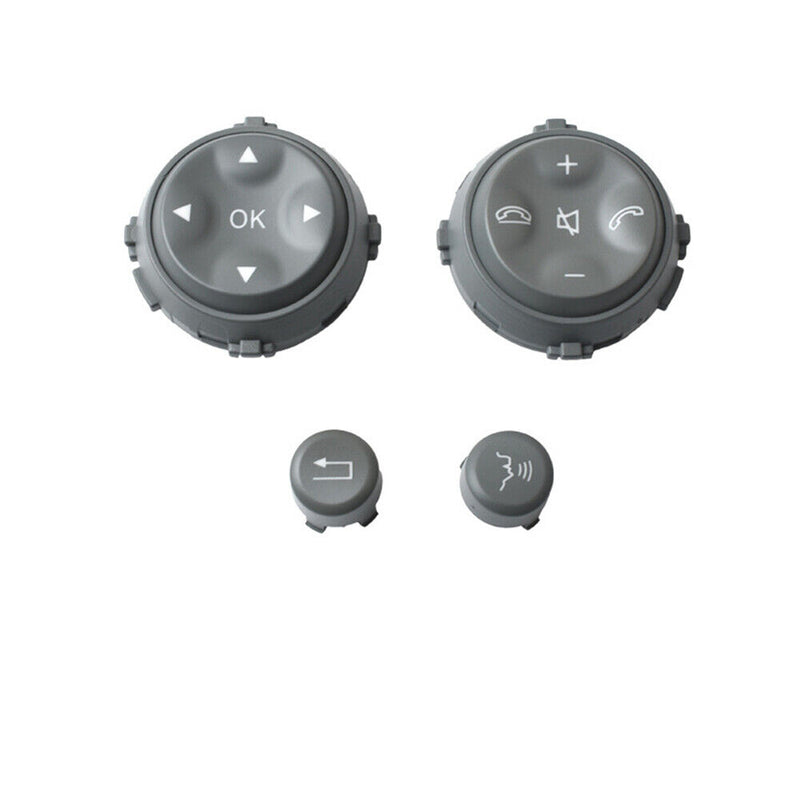 R&L Gray Steering Wheel Switch Button for Mercedes-Benz W221 S 2006-2009