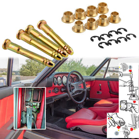 20 Pcs Door Hinge Pins Repair Kit For Honda Accord CR-V CRX CX DX EX SI EG6 B16