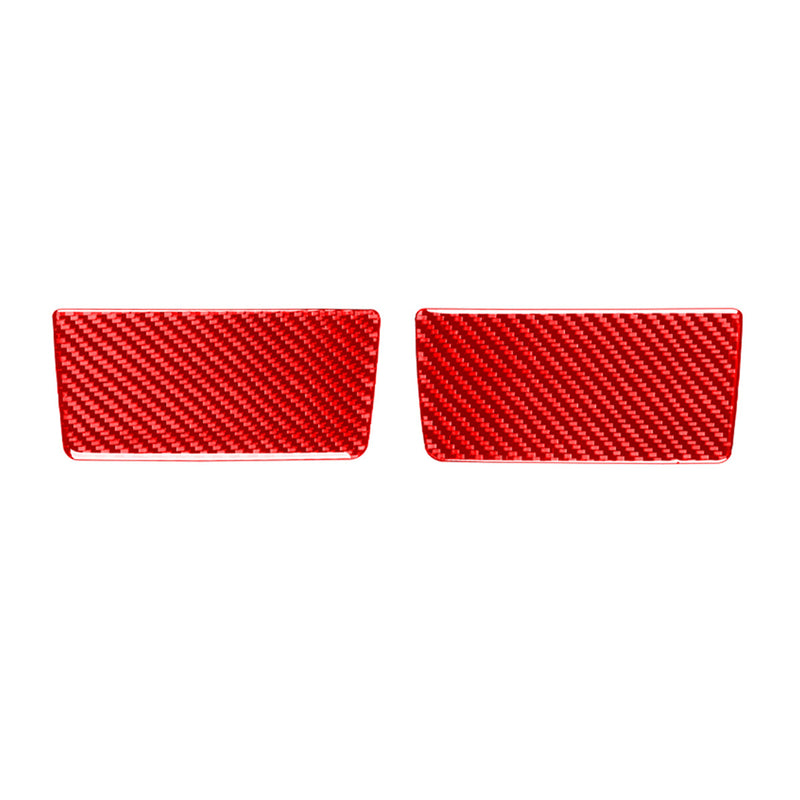 WXZOS Genuine Carbon Fiber Sun Visor Vanity Mirror Trim for Chevrolet Corvette C8 2020