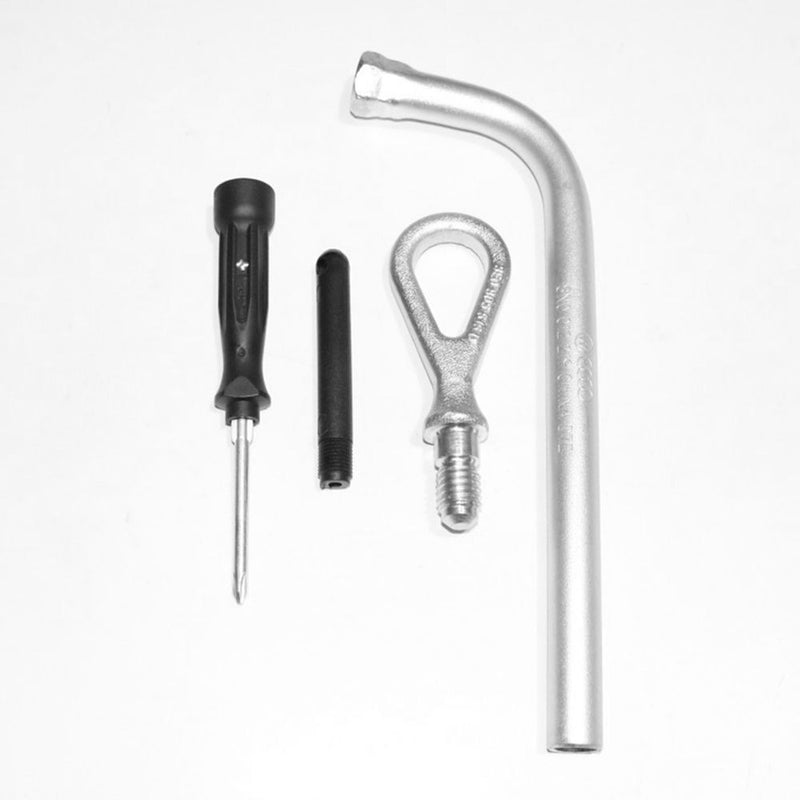 Kit d'outils de réparation de clé à crampons de pneu de rechange d'urgence po...