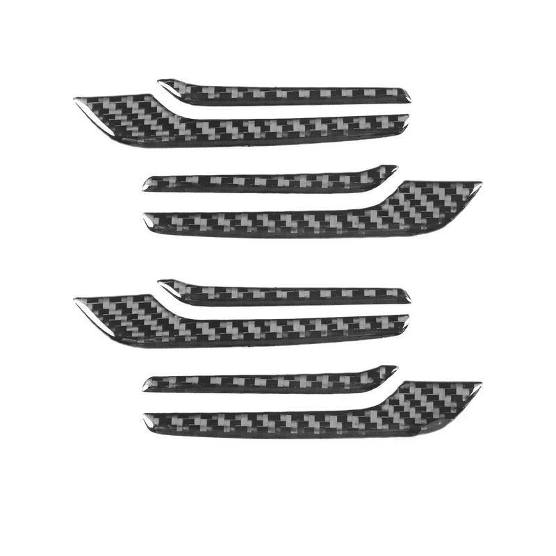 WXZOS Genuine Carbon Fiber Inner Door Handle Trim for Mercedes W223 S-class 2021-2024