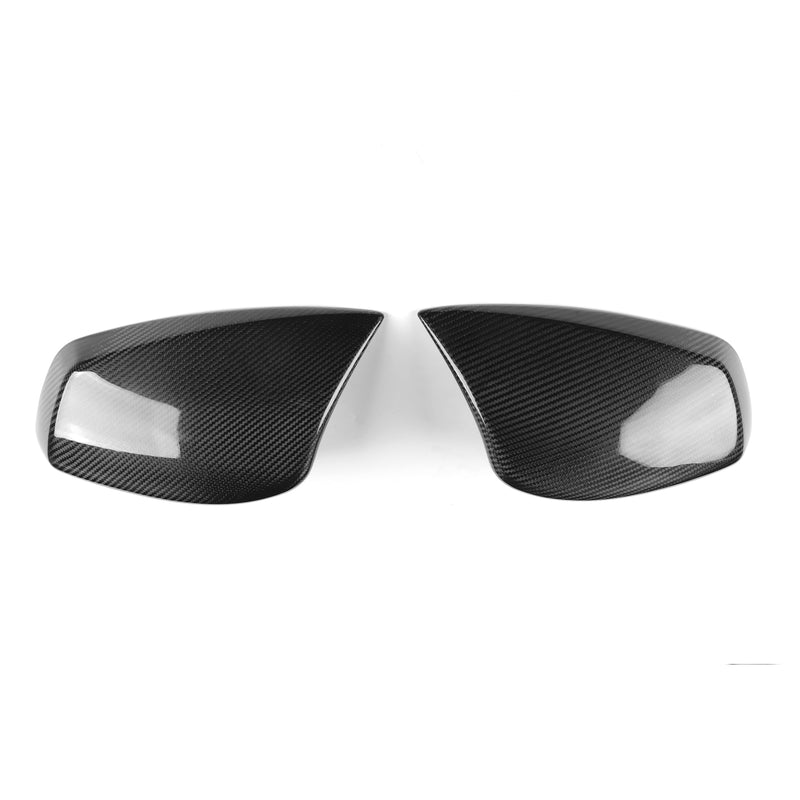 WXZOS Genuine Carbon Fiber Wing Mirror Trim for BMW 5series E60 4Door Sedan 2003-2007