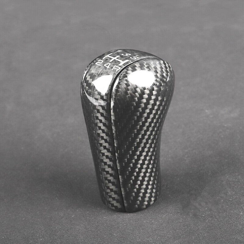 Genuine Carbon Fiber Gear Shift Knob Handle Cover Fit for Nissan GT-R 1989-2002