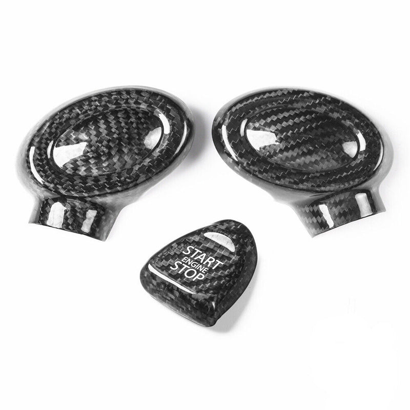 Carbon Fiber Gear Shift Knob Cover w/SST Trim for Mini Cooper F54 F55 2015-2021