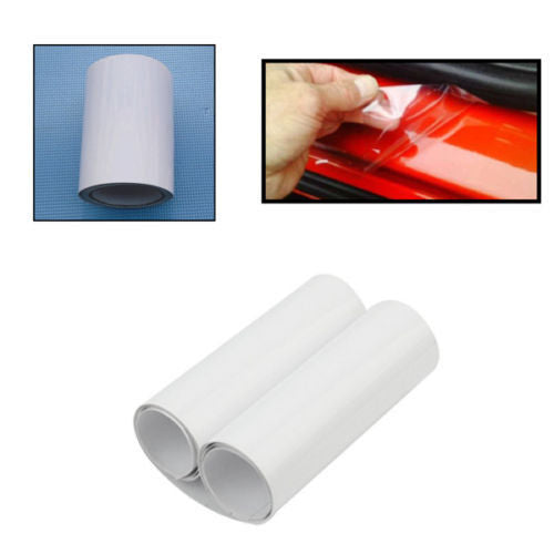 6" x 60" Car Clear Door Sill Edge Paint Protection Anti-Scratch Vinyl Film Sheet