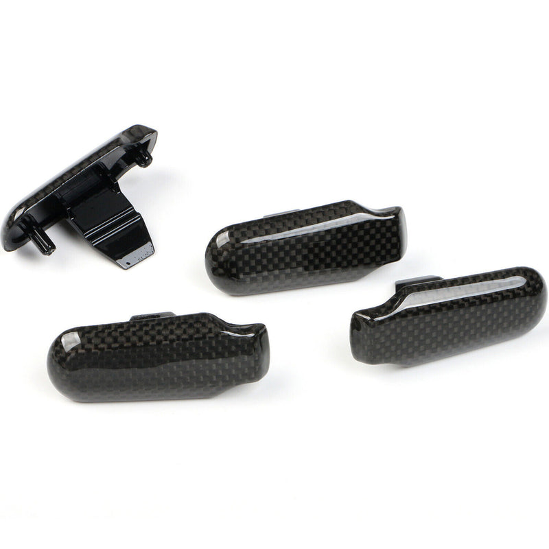 Kit garniture cache bouton de changement de vitesse en fibre de carbone...