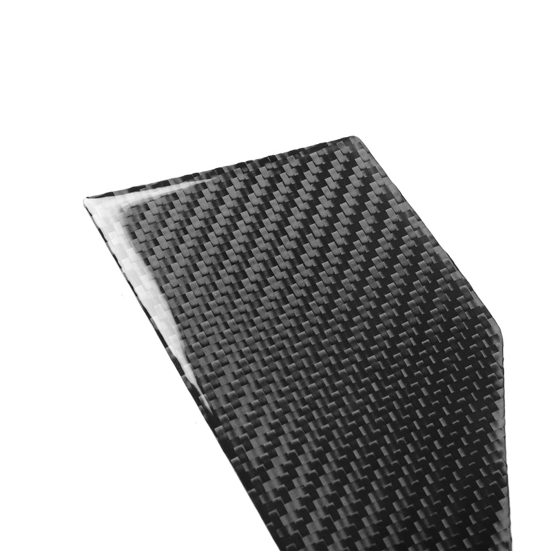 WXZOS Genuine Carbon Fiber Roof Side Rails Trim for Chevrolet Corvette C8 2020-2024