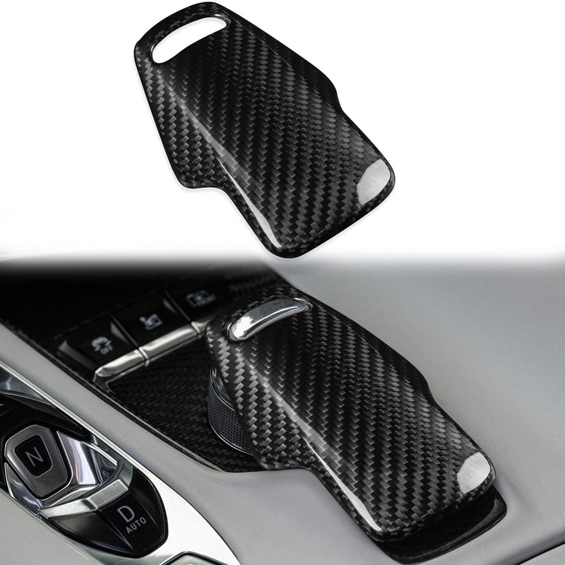 WXZOS Genuine Carbon Fiber HMI Controller Trim for Chevrolet Corvette C8 2020-2024