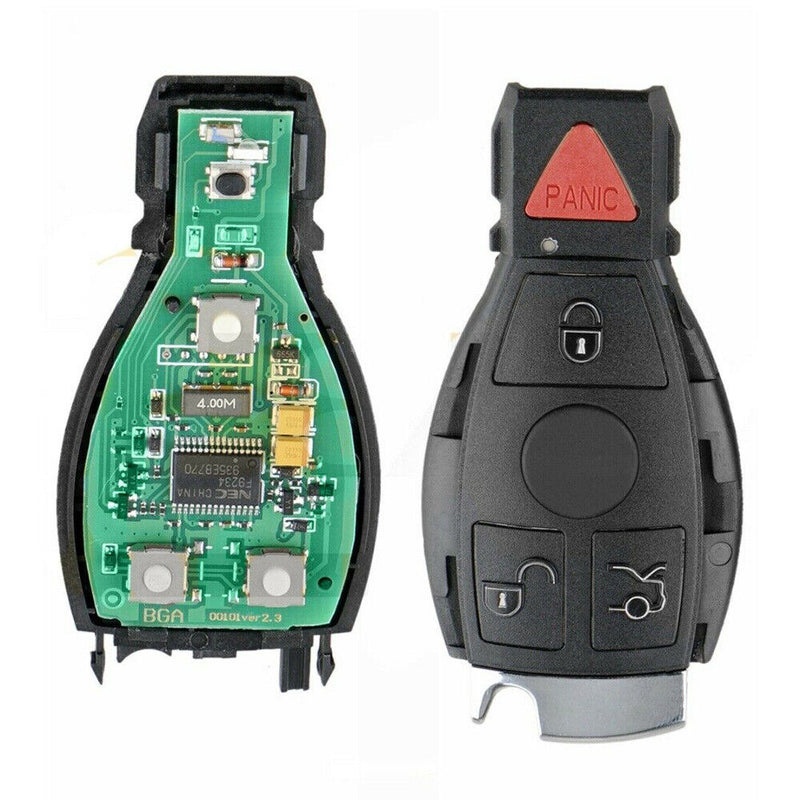 BGA Style 3+1 Button Remote Smart Key 315MHZ NEC Chip for Benz 2007-2014 E-class