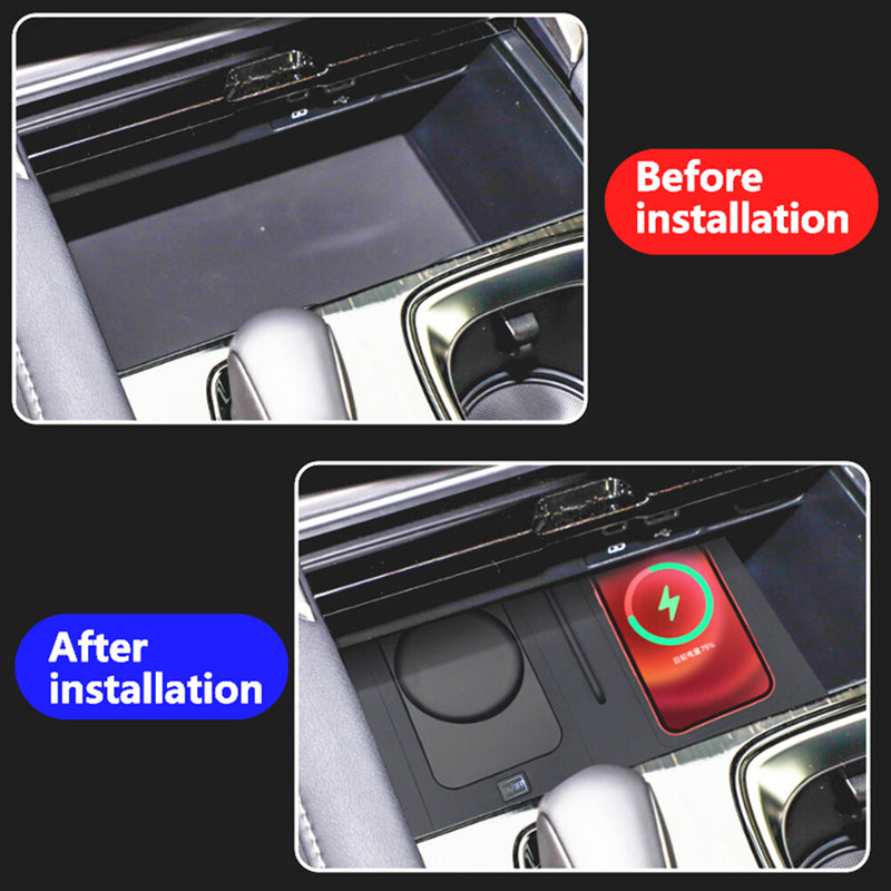 WXZOS Center Console Wireless Fast Charging Pad for Lexus RX350 RX35h RX500h 2023