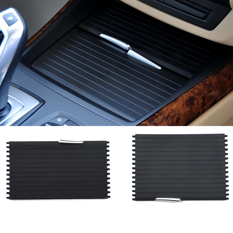 WXZOS Center Console Cup Holder Sliding Cover Slat Cover for BMW X6 E71 E72 2008-2013