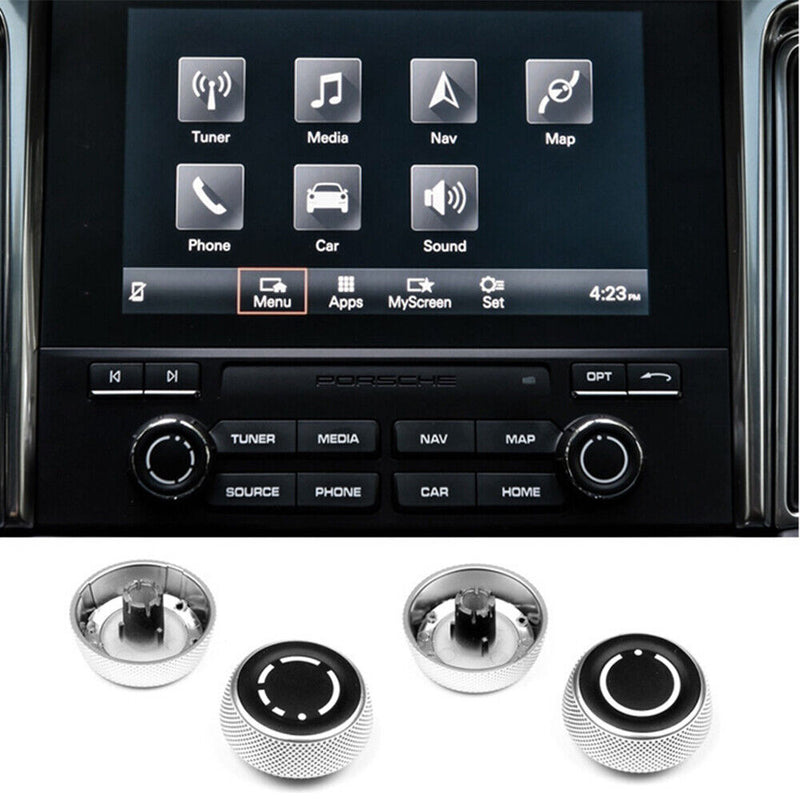 Bouchon de cache bouton de volume radio pour hôte Porsche 2017-2022 718 Cayma...