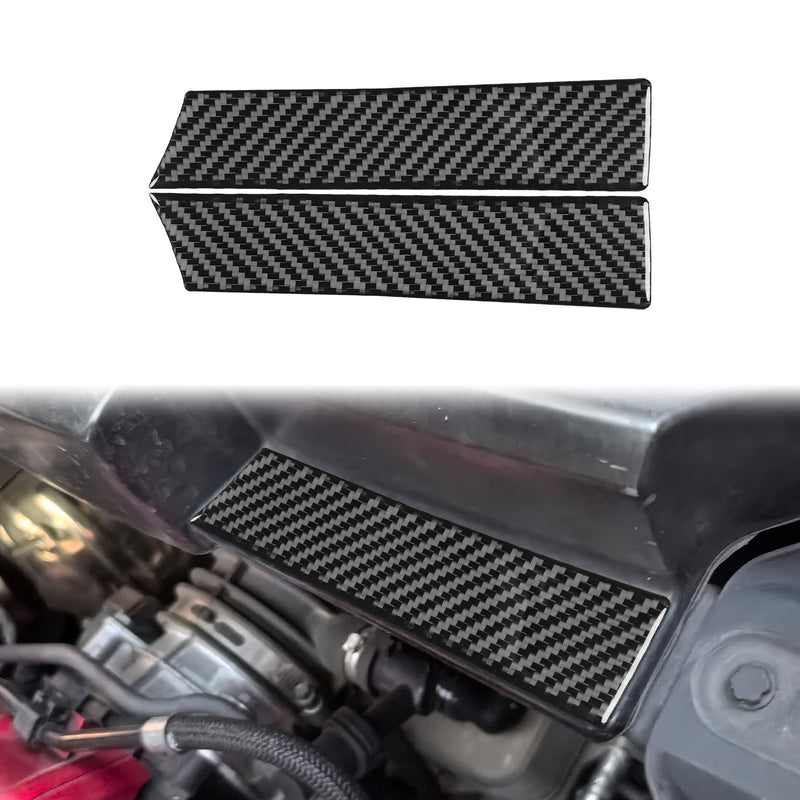 WXZOS Genuine Carbon Fiber Engine Body Cover Trim for Chevrolet Corvette C8 2020-2024