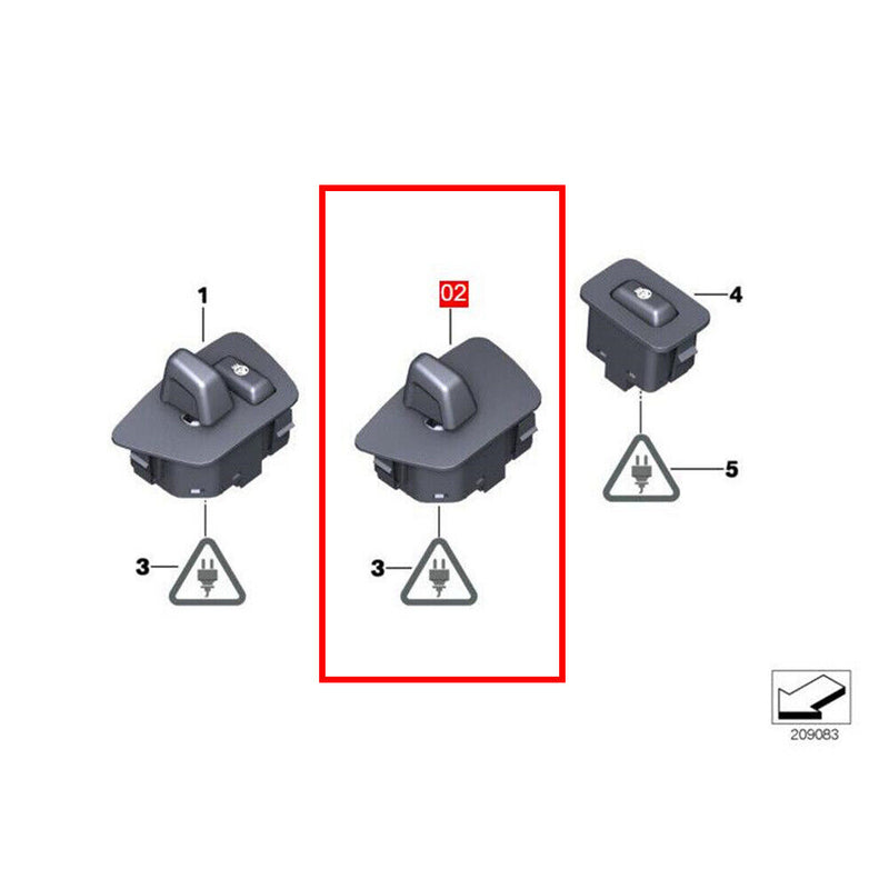 Steering Wheel Column Adjustment Switch for BMW 6serie F06 GC F12 F13 2011-2015