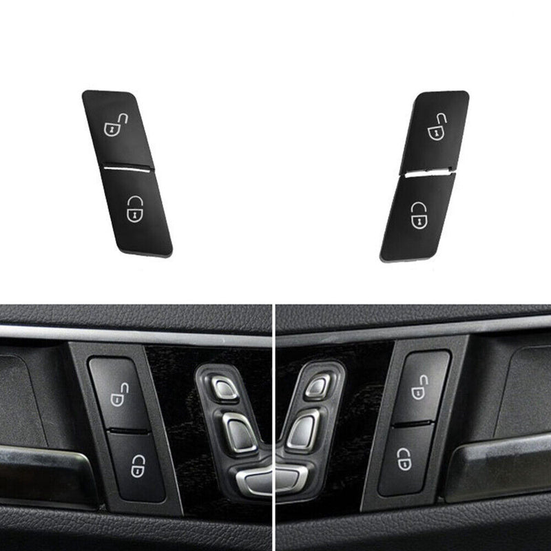 Left&Right Front Door Lock Control Switch Button Cap for Mercedes-Benz W204 W212