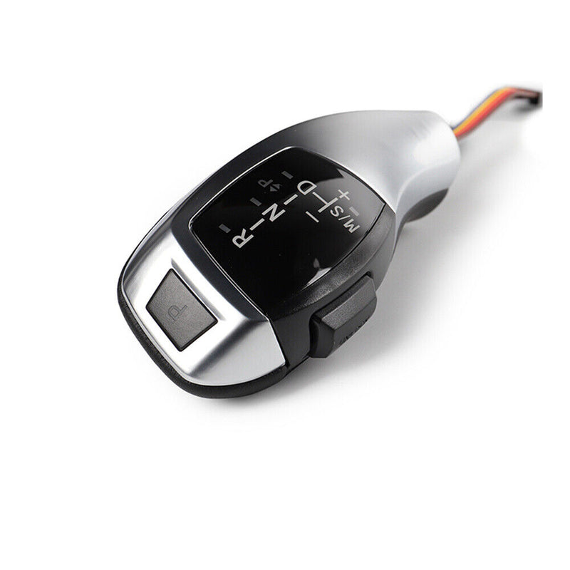 Silver Shift Knob w/START STOP Cover for BMW 2006-2012 E90 E91 E92 E93 3series