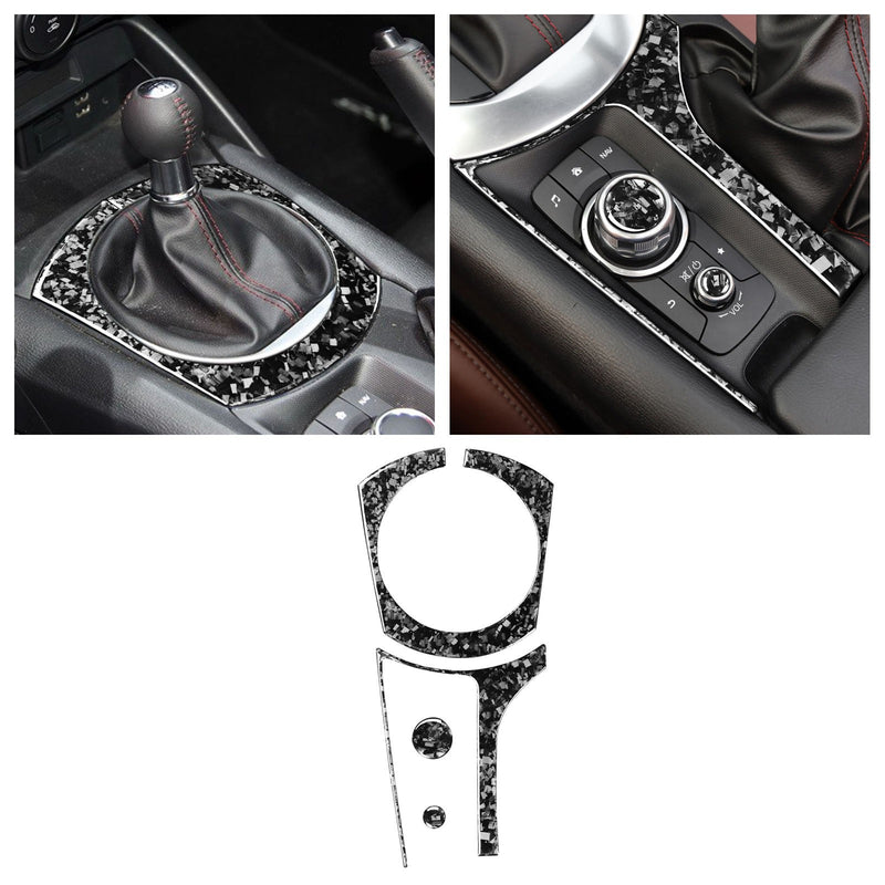 WXZOS  Center Console Gear Shift Panel Trim for Mazda MX-5 2016-23