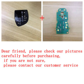 Gear Shift Knob Panel w/LED Circuit Board for BMW Sport 3 4 5 6 7' X3 X4 X5 X6