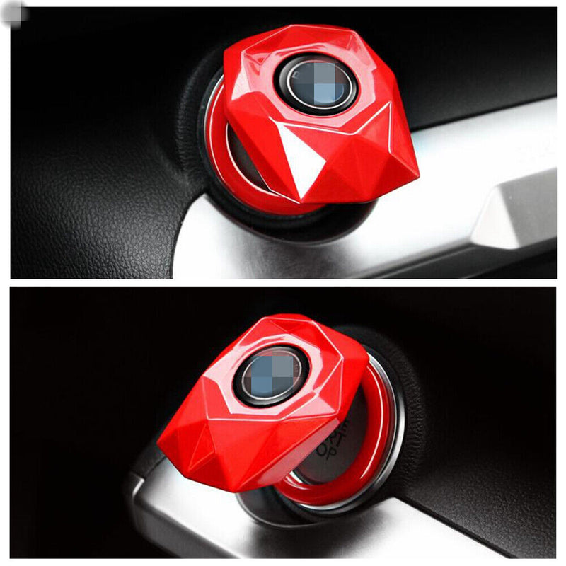 Red Engine Start Stop Button Switch Decor Trim Cover for BMW 3' 5' 6' 7 ' X5 X6