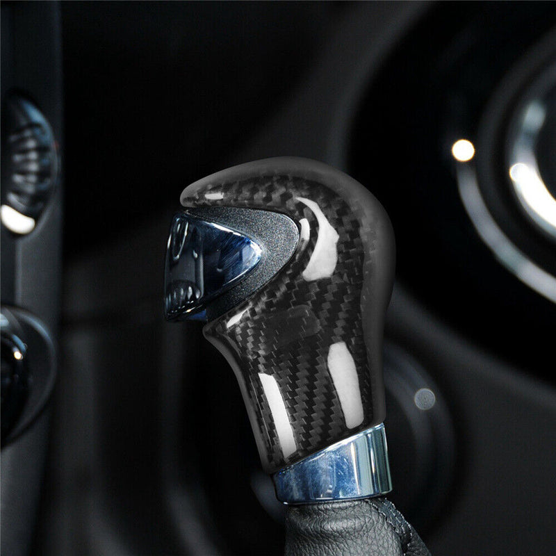 Carbon Fiber Gear Shift Knob Cover Trim for Mini Cooper R55 R56 R57 2007-2014