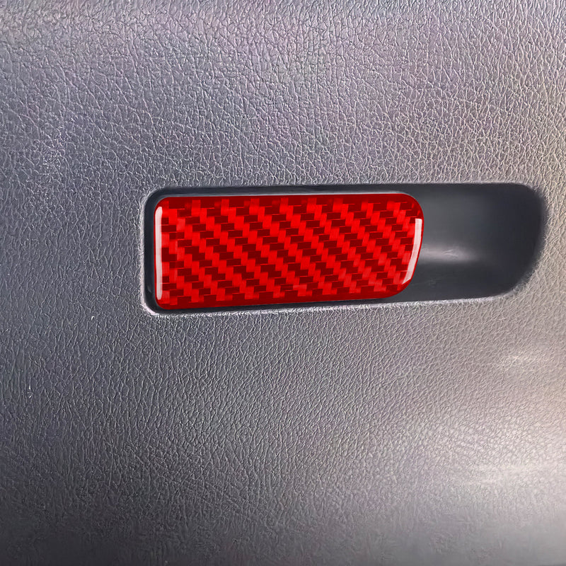 WXZOS Carbon Fiber ‌Center Glove Compartment Box Trim for Benz W206 C-class 2022-2024
