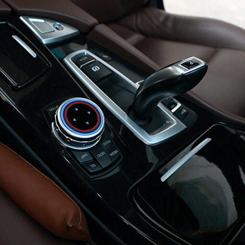 Car 7 Button CIC IDrive Multi-Media Knob Cover Trim for BMW X3 F25 2011-2013