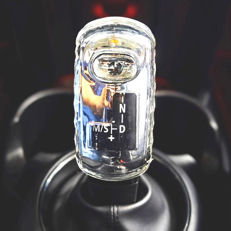 WXZOS Gear Shift Knob Lever Crystal Cover for Mini Cooper Countryman F60 2020-2023