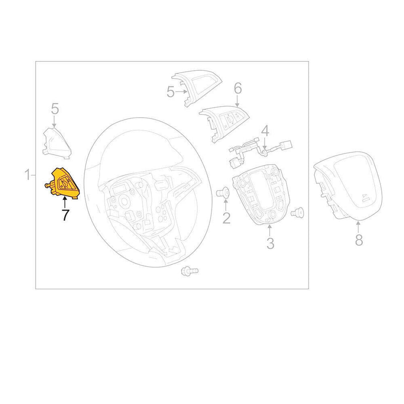 Vente régulateur de vitesse gauche volant pour Chevrolet Cruze 2011-15
