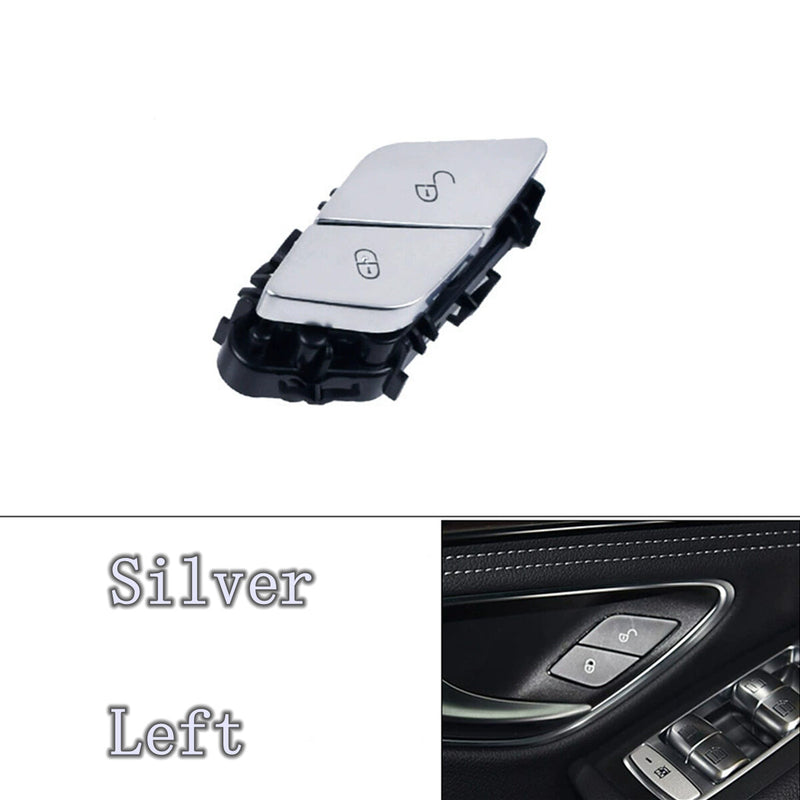 WXZOS Silver Front Left Door Lock Switch for Mercedes-Benz W205 C-class 2015-2018
