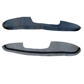 Black Front Left Door Armrest Panel Insert Leather Cover for BMW 2005-2011 E90