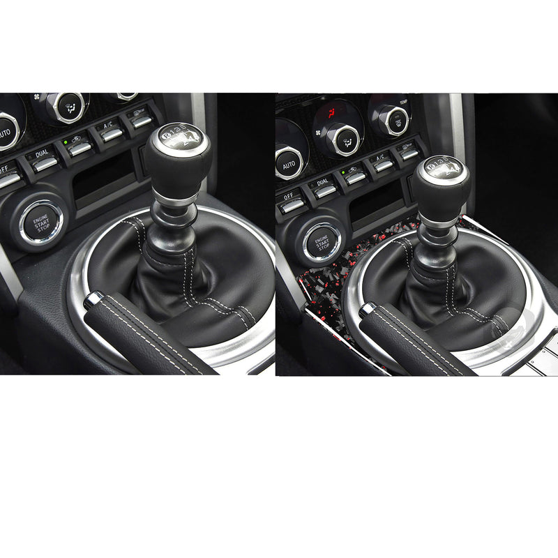 WXZOS Genuine Carbon Fiber Gear Shift Knob Lever Panel Trim for Toyota  86 2017-2020