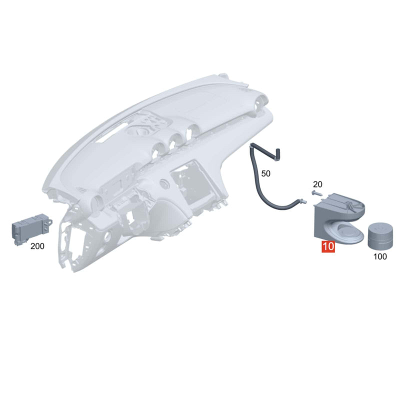 WXZOS Fragrance & Air Ionizer System Kit for Mercedes-Benz W167 GLE-Class 2020-2025