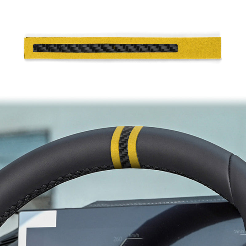 WXZOS Carbon Fiber Steering Wheel Centering Mark for BMW F22 F23 F44 F45 F46 F87 G42