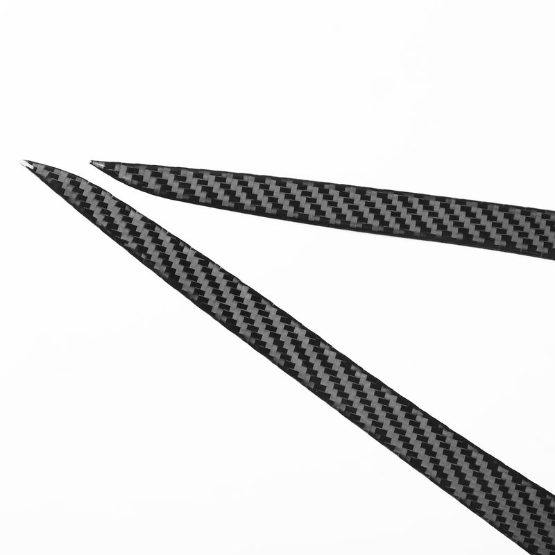 WXZOS Genuine Carbon Fiber Front Bumper Corner Trim for Chevrolet Corvette C8 2020-24