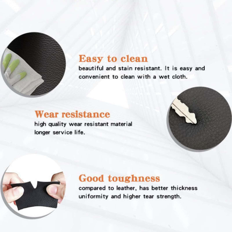 WXZOS PU Leather Inner Door Panel Armrest Cover Repair for Ford Mustang 2005-2009