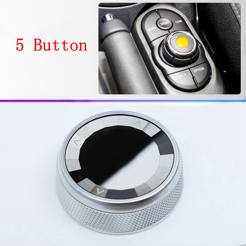 New Sale 5 Button Multimedia Knob IDRIVE Button Cover For Mini F54 F55 F60 F56