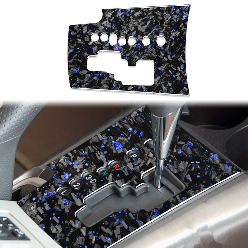 WXZOS Genuine Carbon Fiber Gear Shift Knob Lever Panel Trim for Toyota RAV4 2006-2013