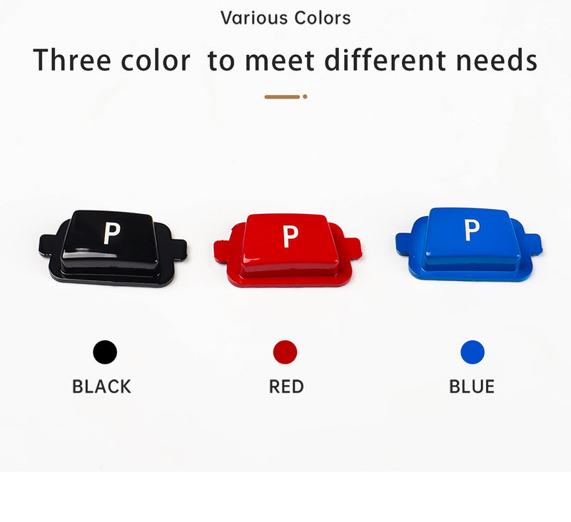 WXZOS Gear Shift Knob Lever P Key Button Cover for BMW 7 Series F01 F02 2008-2014