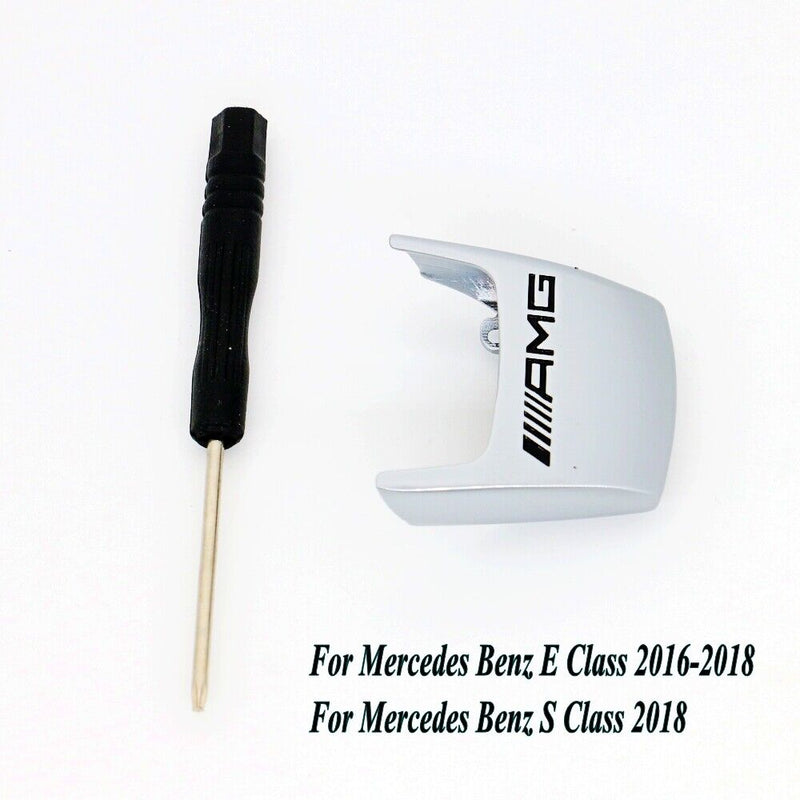 Alloy Remote Smart Key Shell Case For Benz S E Class 2016-2018 Silver