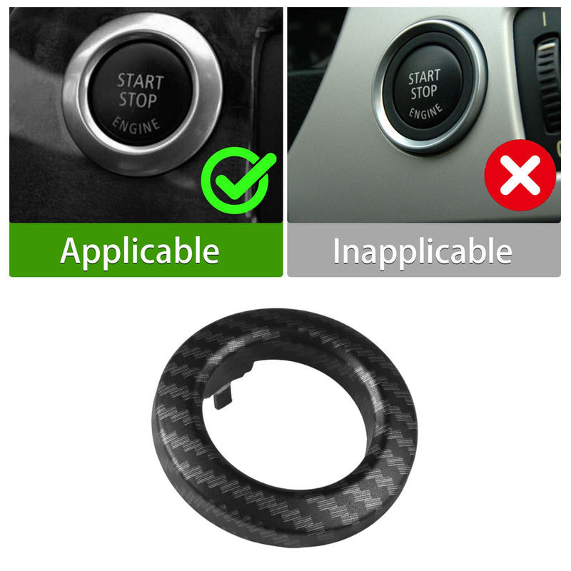 WXZOS Engine Start Stop Switch Button Trim Cover Replacement for BMW E84 X1 2010-2014