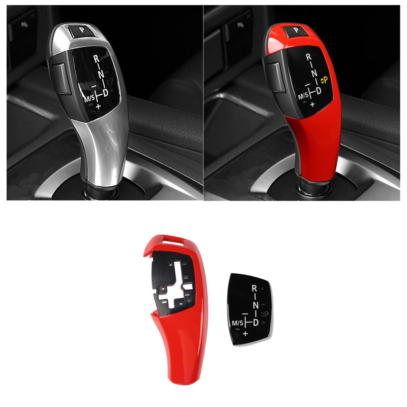 WXZOS  AT Floor Gear Shift Shifter Cover Repair Kit for BMW E60 E61 5Series 2006-2009