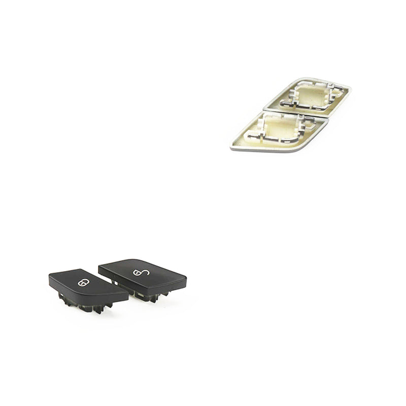 WXZOS Front Door Central Lock Switch Button Cover for Mercedes W222 S-Class 2014-2020