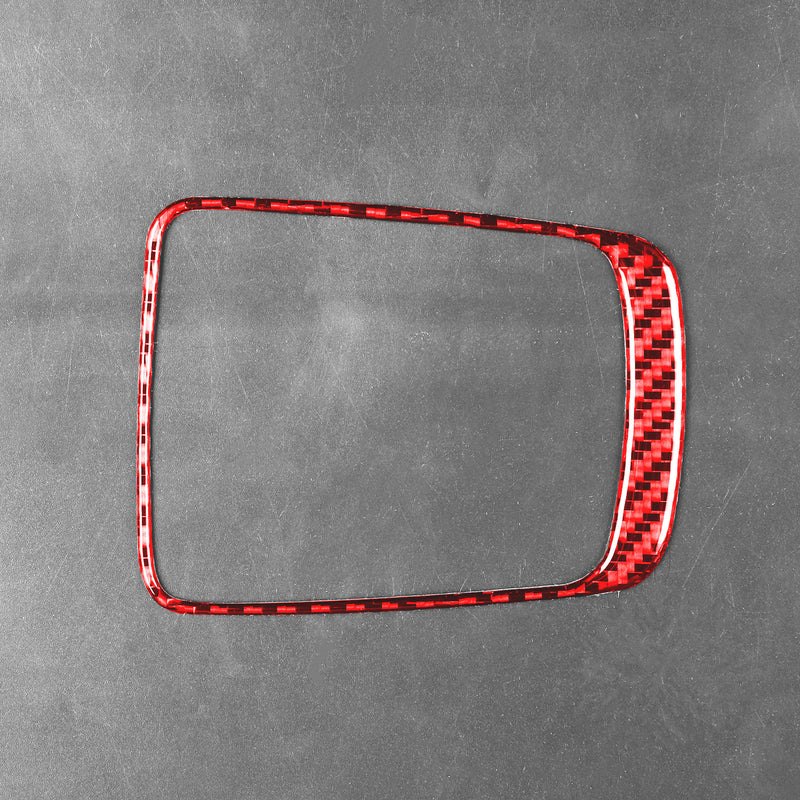 WXZOS Carbon Fiber Shift Lever Trim Panel Trim for Porsche 718 Cayman 982 2017-2025
