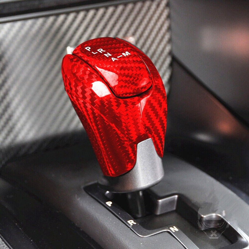 Genuine Carbon Fiber Gear Shift Knob Handle Cover Fit for Nissan GT-R 2008-2015