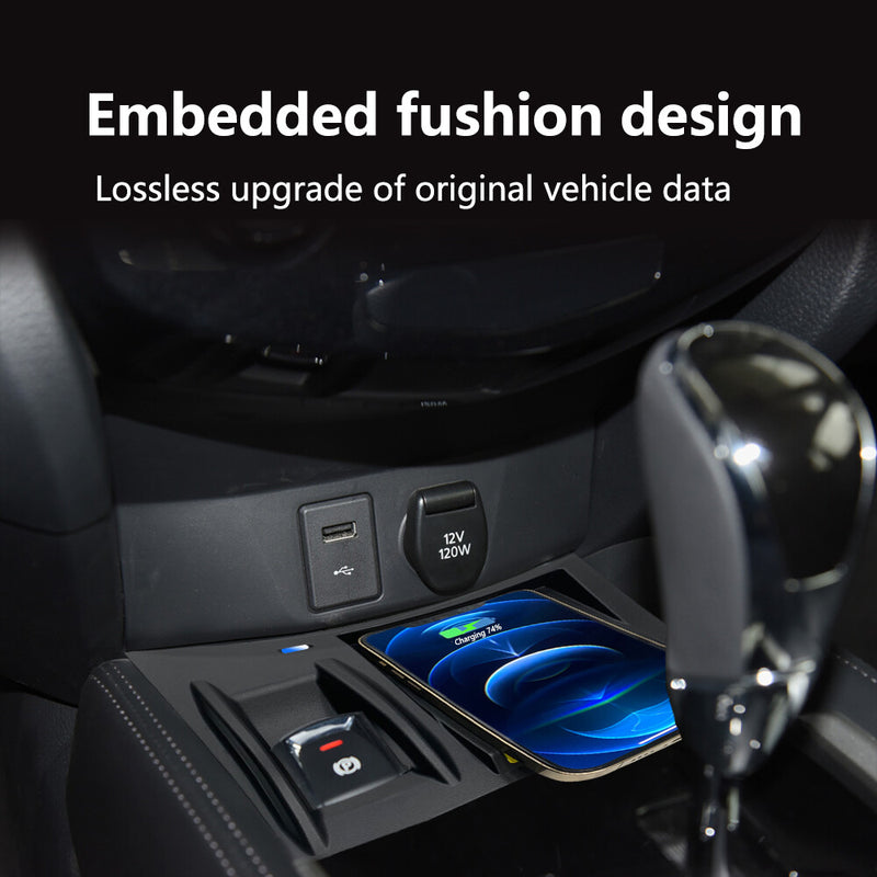 WXZOS Center Console Wireless Fast Charging Pad for Nissan X-Trail 2017-2021