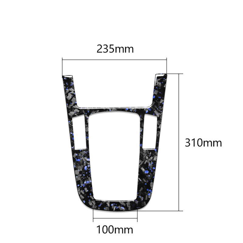 WXZOS Genuine Carbon Fiber Gear Shift Lever Panel Trim for Audi A5 S5 RS5 2013-2016