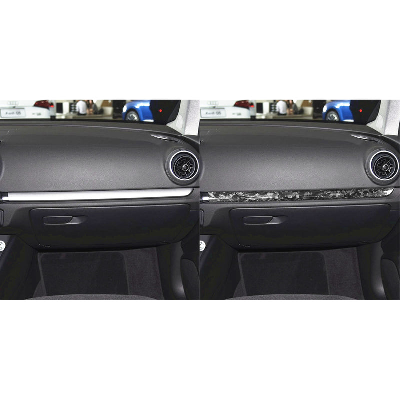 WXZOS Genuine Carbon Fiber Dashboard Panel & Door Trim for Audi A3 8V S3 2014-2020