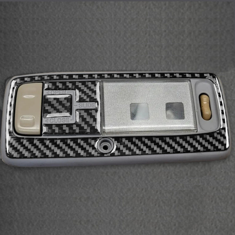 WXZOS Genuine Carbon Fiber Dome Light Trim for Toyota Celica 2000-2005